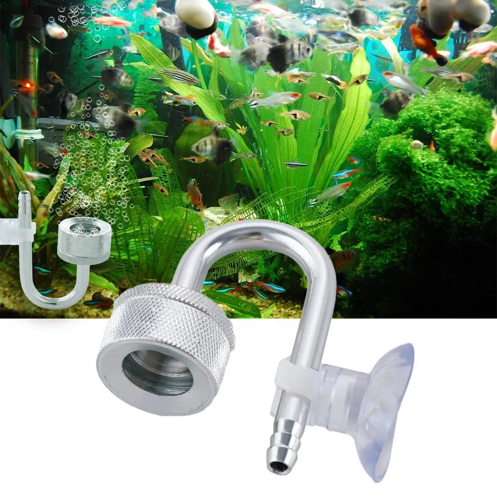 Regulator with Suction Cup Connecting Tube Reactor Aquarium CO2 Diffuser Fish Tank Accessory Bubble Atomizer CO2 Atomizer