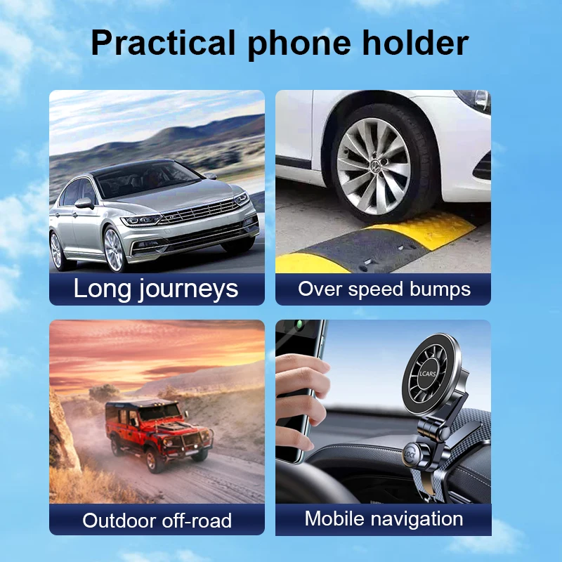 Multi Angle Adjustable Car Mount Holder for Phone Cool Dashboard Clip Universal Rotation Mobile Navigation Stand Car Accessories image 4