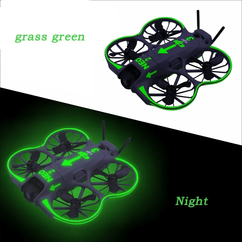 For DJI NEO 2 Drone Luminous Sticker Decoration Decals Anti-Scratch Protective Film For Neo2 Night Flight Cool Skin Accessories