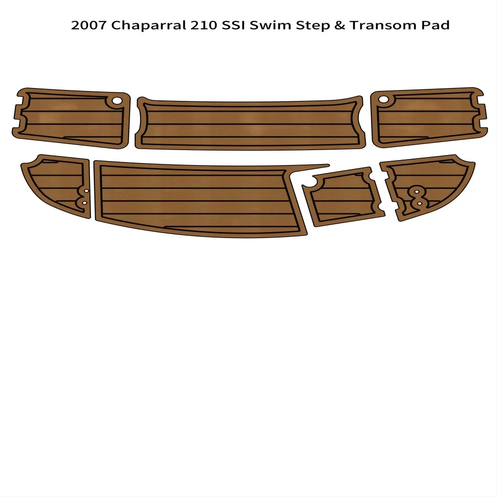 

Quality 2007 Chaparral 210 SSI Swim Step Transom Boat EVA Foam Teak Deck Floor Pad Mat