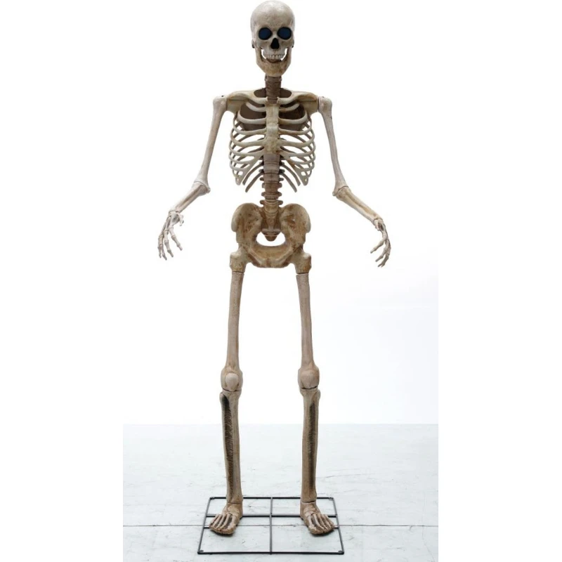 2023 Holiday Giant Halloween props outdoor decoration huge size 2.5m 8ft realistic scary skeleton with animated eyes