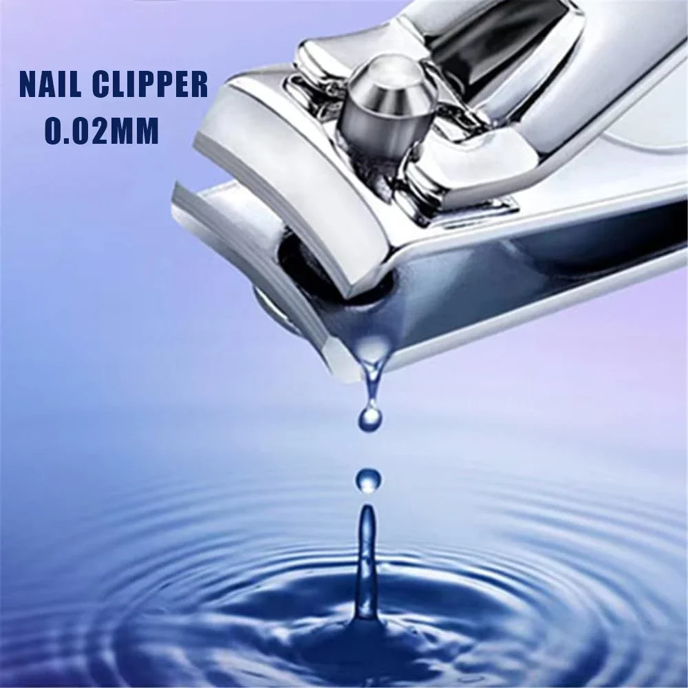 Set di kit per manicure con sfumatura viola-blu 6 in 1, strumenti per unghie con custodia da viaggio nera, forbici per unghie con borsa con cerniera, manicure da viaggio