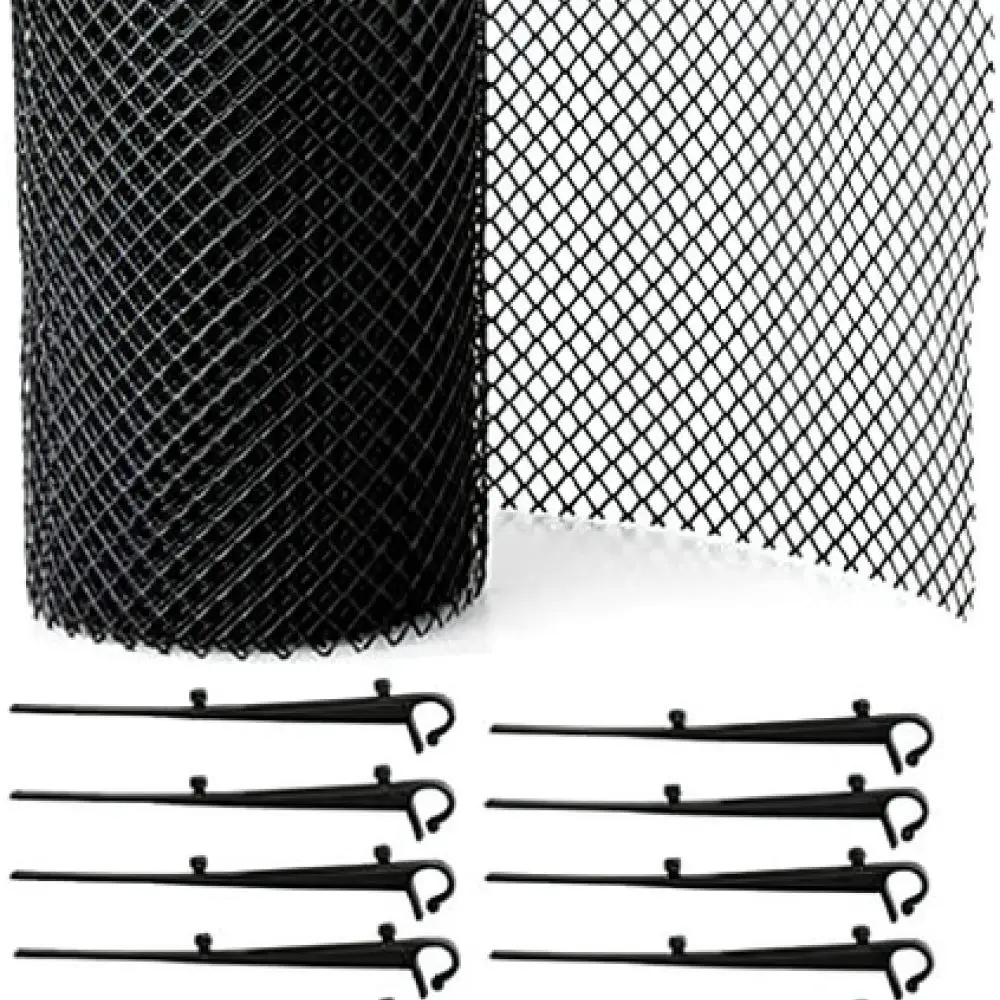Protective Gutter Mesh Net Leaf Filter Prevent Drainage Blockage Durable Weather Resistant Garden Tool Home Supply