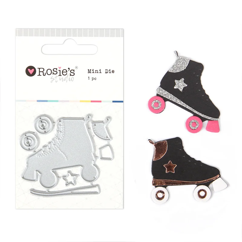 Mini Roller Skates Metal Cutting Dies DIY Scrapbooking Photo Album Decorative Embossing PaperCard Crafts Die