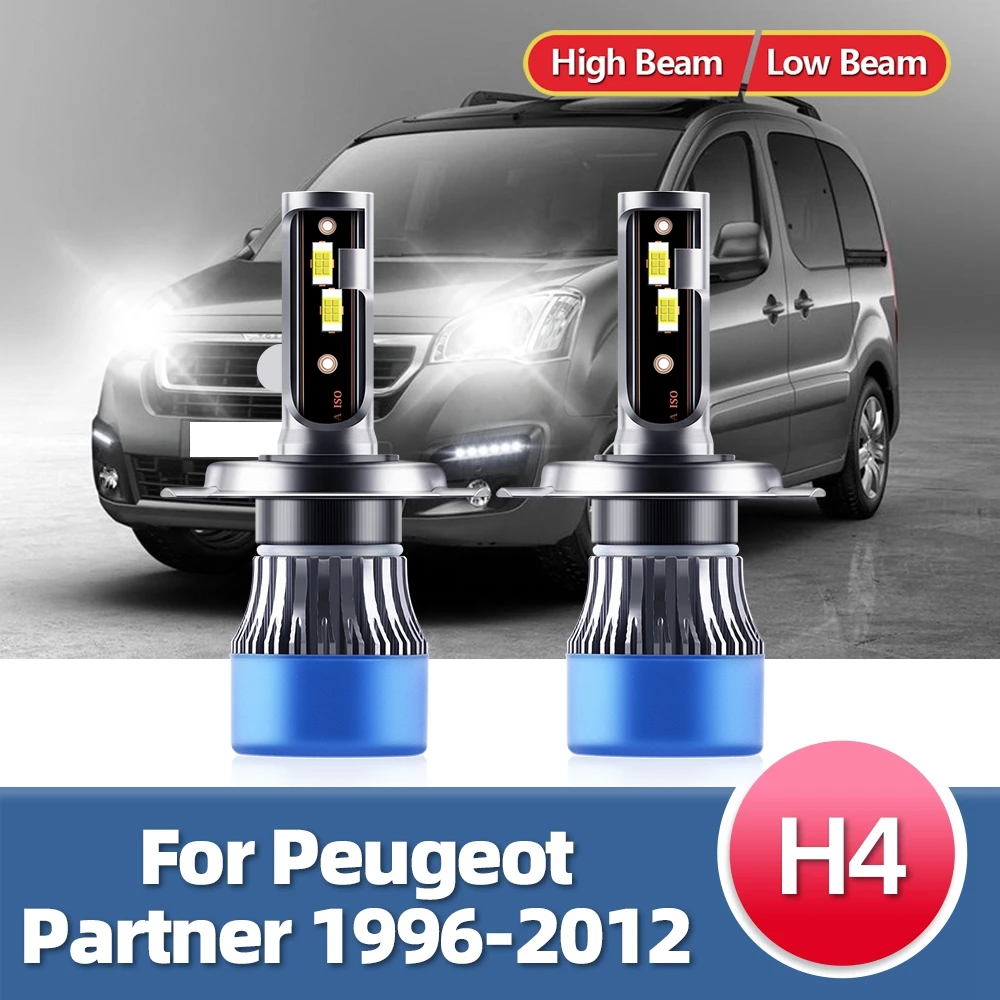 15000lm samochodowe reflektory Led lampa samochodowa Turbo dla Peugeot Partner 1996-2002 2003 2004 2005 2006 2007 2008 2011 2012