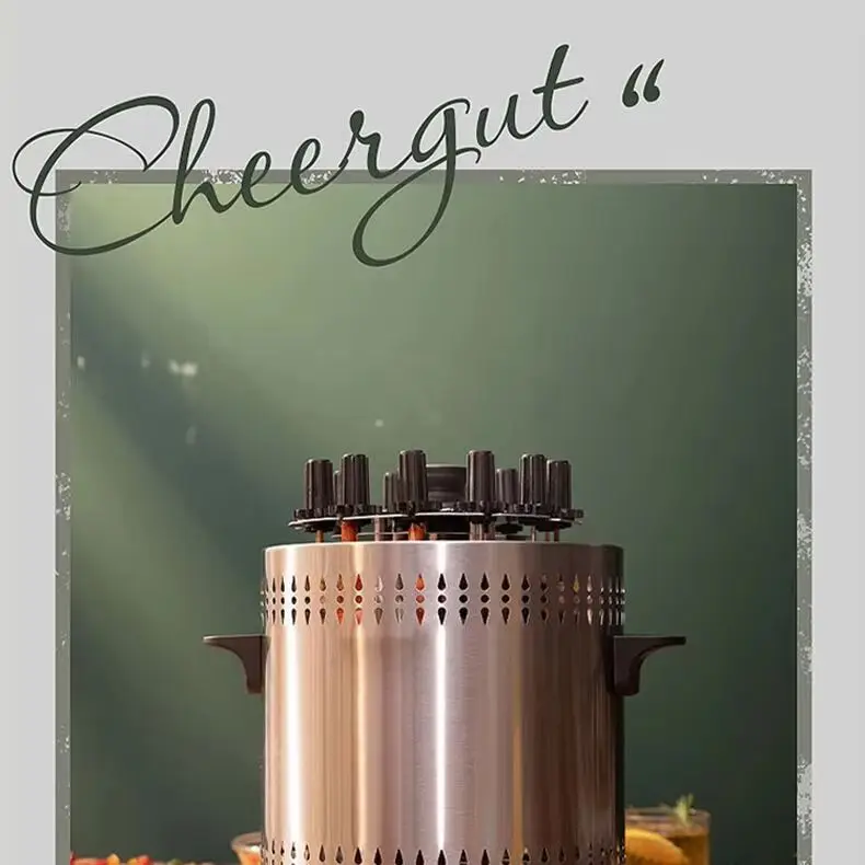 

Electric Barbecue Portable Griller Oven Home Smokeless Bbq Grill Skewer Meat Restaurant Roast Chicken Kebab Machine