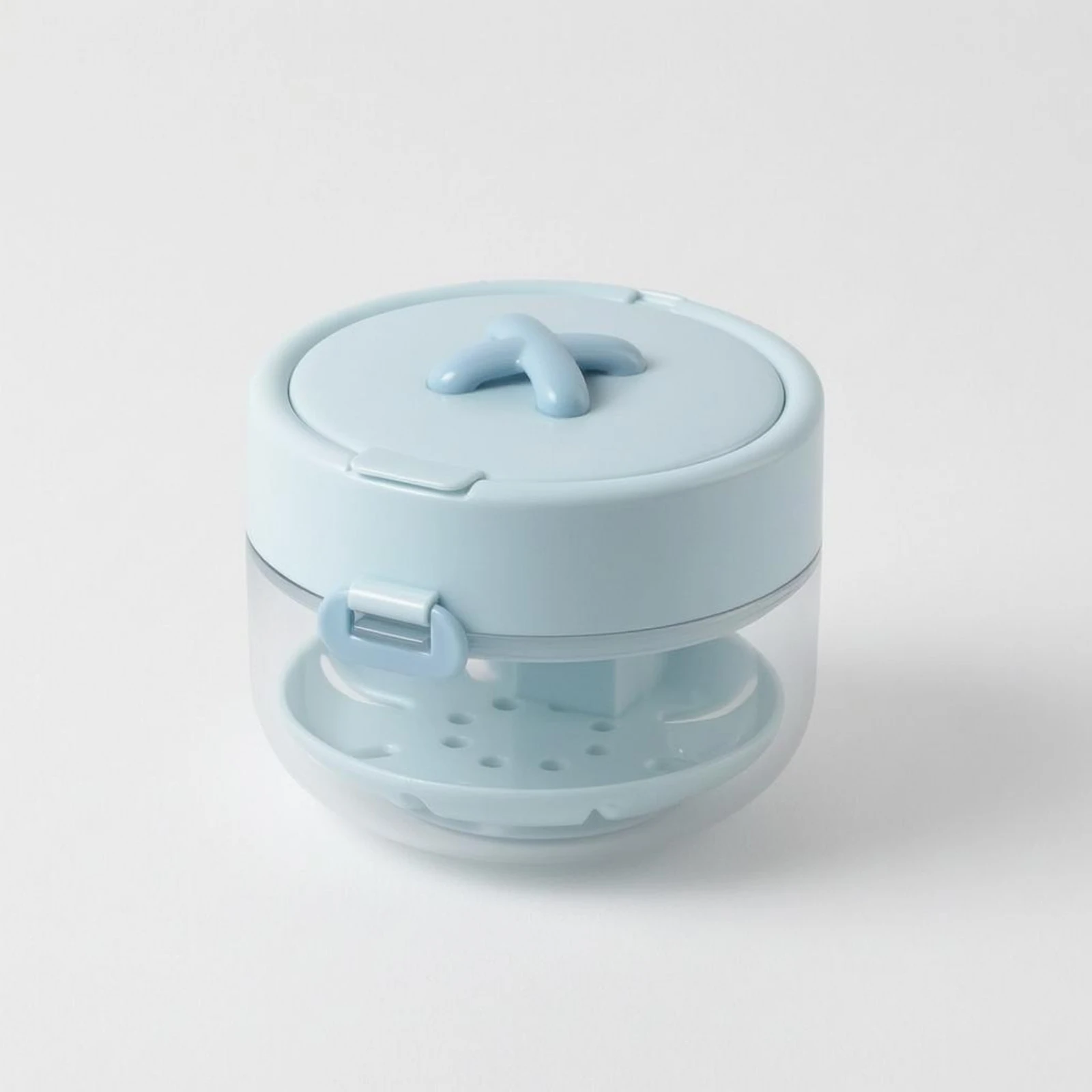Oral Retainer Case with Mirror Retainer Cleaning Case Item Compact Lid Included
