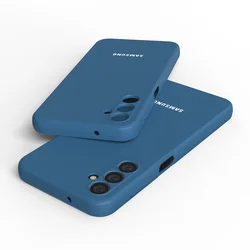 For Samsung Galaxy A55 Case Soft Liquid Silicone Silky Touch Cover For A35 A25 A15 A05 A05S A04S Ultra-Thin Shockproof Phone