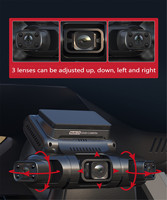 4 Channel 4*1080P Dash Cam 4 Lens Car DVR  WiFi/WDR Sprint Camera Sony Sensor 8 Infrared Super Night Vision VCR 256G Storag