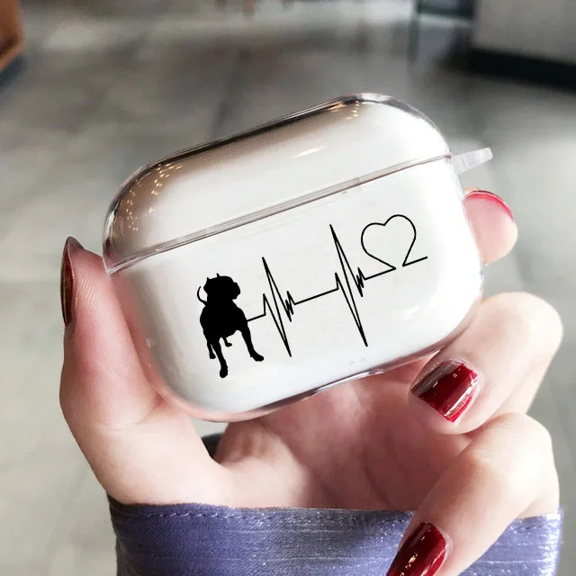 Love My Dog Yorkshire Dachshund  Airpod Cases 3 for 2 1 Pro Gen Air Pods Pro Cover Bulldog Love Pet Earphone Box Coque