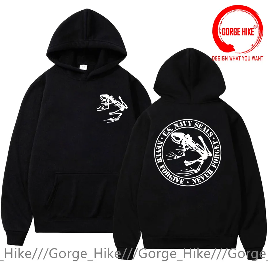Marines Naval Seals Frog Skeleton Frogman Operator Hoodies Sweatshirts Mens Fasion Clothes Hoody Casual Hoodie Sweatshirt Hooded