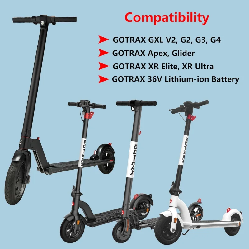 42V 2Ah Power Charger for GOTRAX GXL V2 G2 G3 G4 Apex Glider XR Elite XR Ultra Hiboy S2 Pro KS4 Pro Max Electric Scooter DC2.1