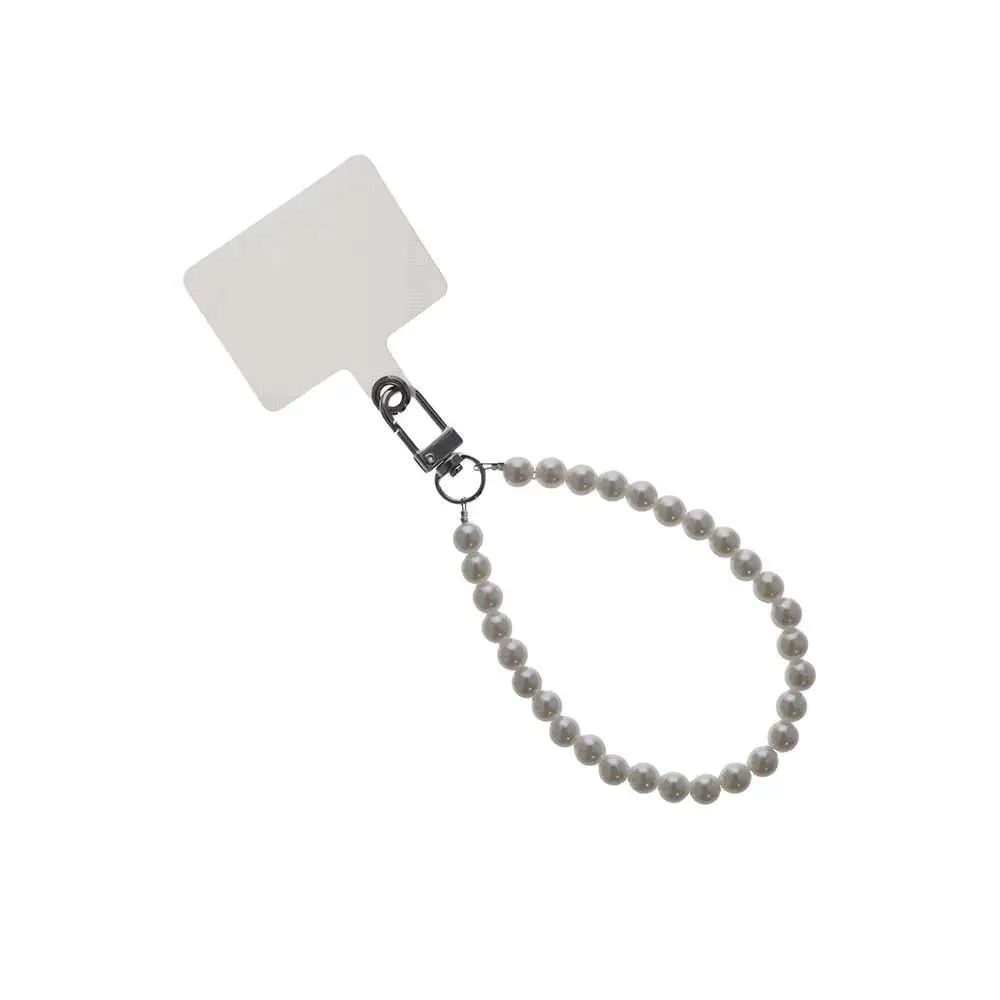 

Phone Pendant Pearl Bracelets Chain Anti-lost Phone Crossbody Chain Phone Pearl Strap Long Pearl Lanyard Mobile Phone Lanyard