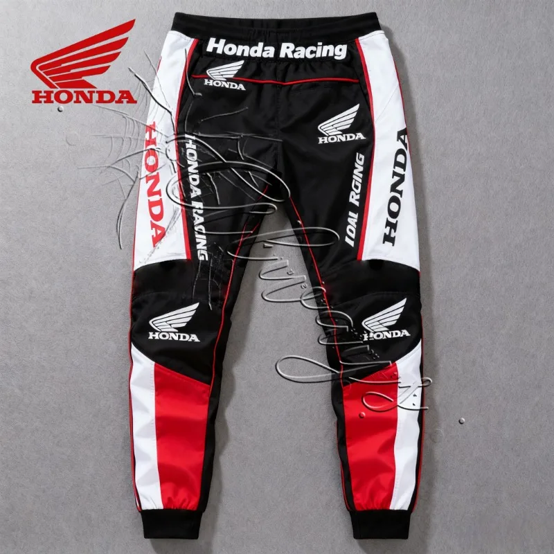 2026 honda racing novo design motocicleta terno ao ar livre moto fora da estrada mountain bike calças de secagem velocidade esportes protetor solar