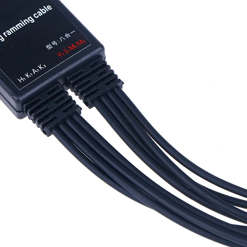 Cable de programación USB para ordenador kenwood, 8 en 1, baofeng, motorola, yaesu, icom, práctico walkie talkie, radio de coche, Software de CD