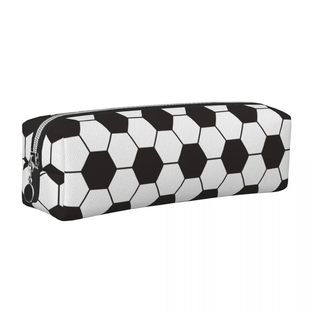 클래식 축구 연필 케이스 귀여운 축구 공 스포츠 펜 상자 가방 소녀 소년 대형 스토리지 사무실 화장품 연필 케이스