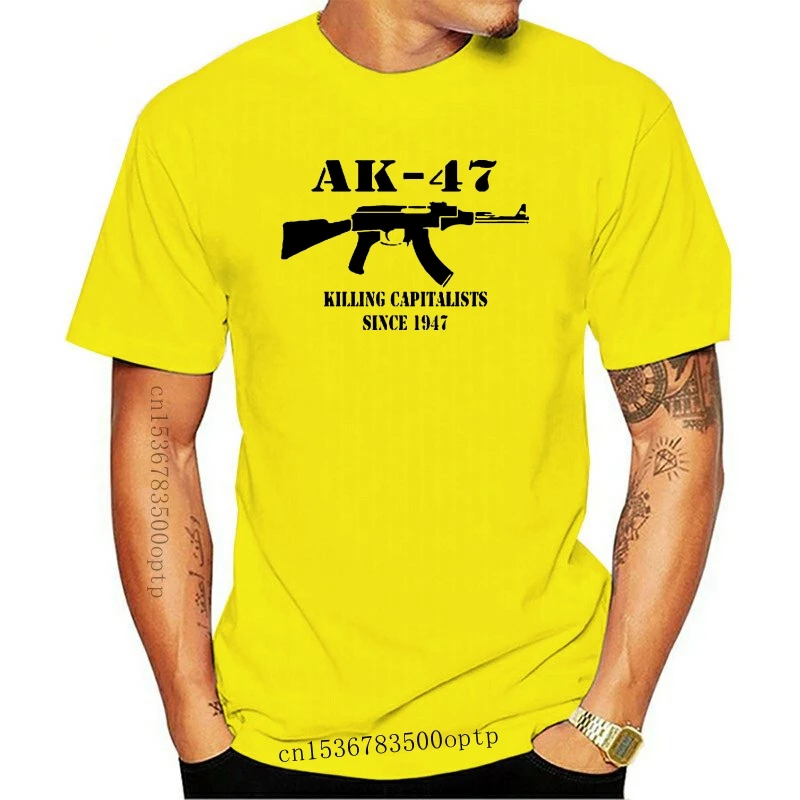 

Kaus Pria Wanita 2022 Baru Ussr Rusia Ak47 Che Cccp Ukuran Besar 8 10 12 14 S M L Xl Xxl untuk Pria Kaus Anak Laki-laki