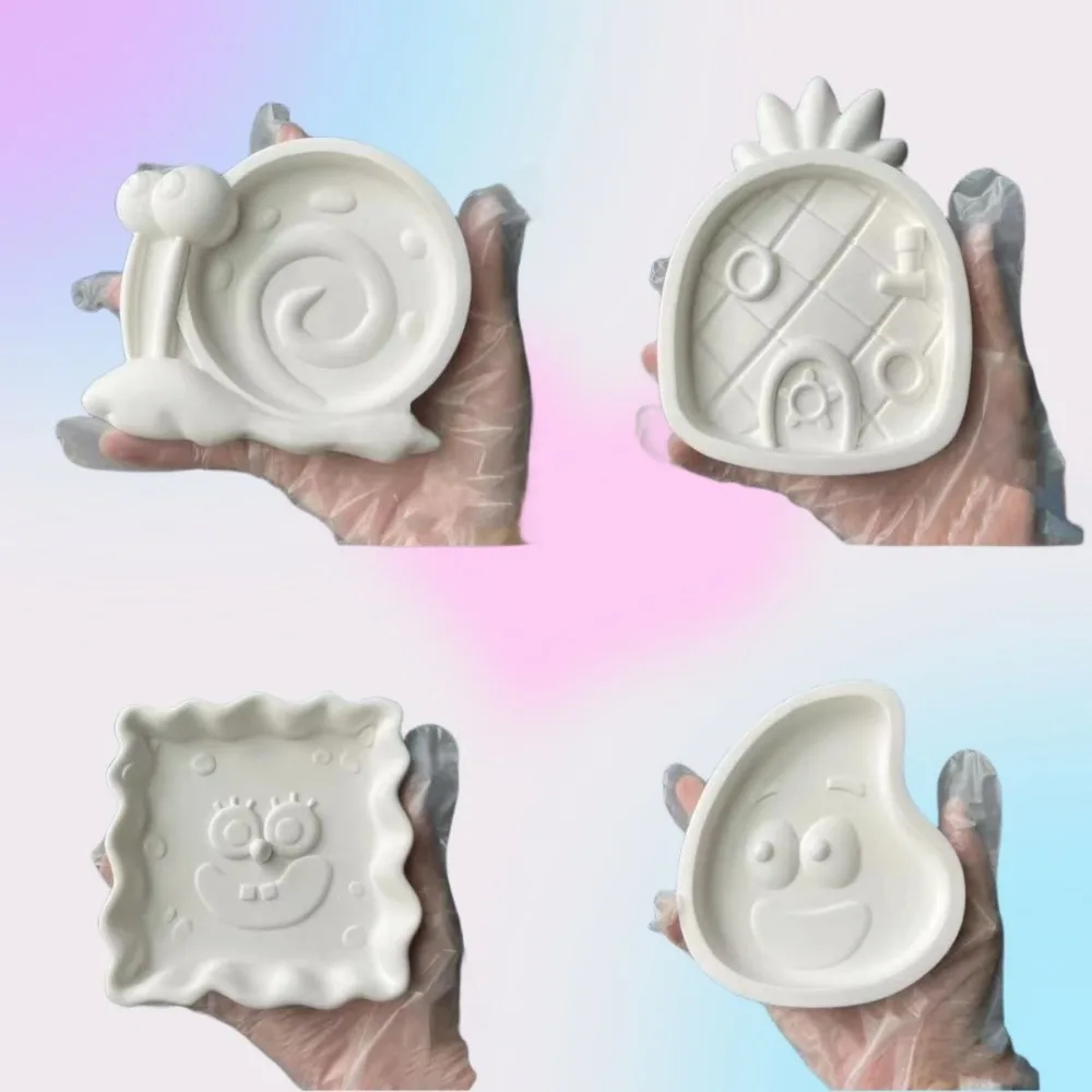 سبونجبوبس سكوير بانتس باتريك ستار كبير لتقوم بها بنفسك دمية الجبس لطيف الكرتون تلوين تخزين الروائح لوحة الحرفية هدية للأطفال