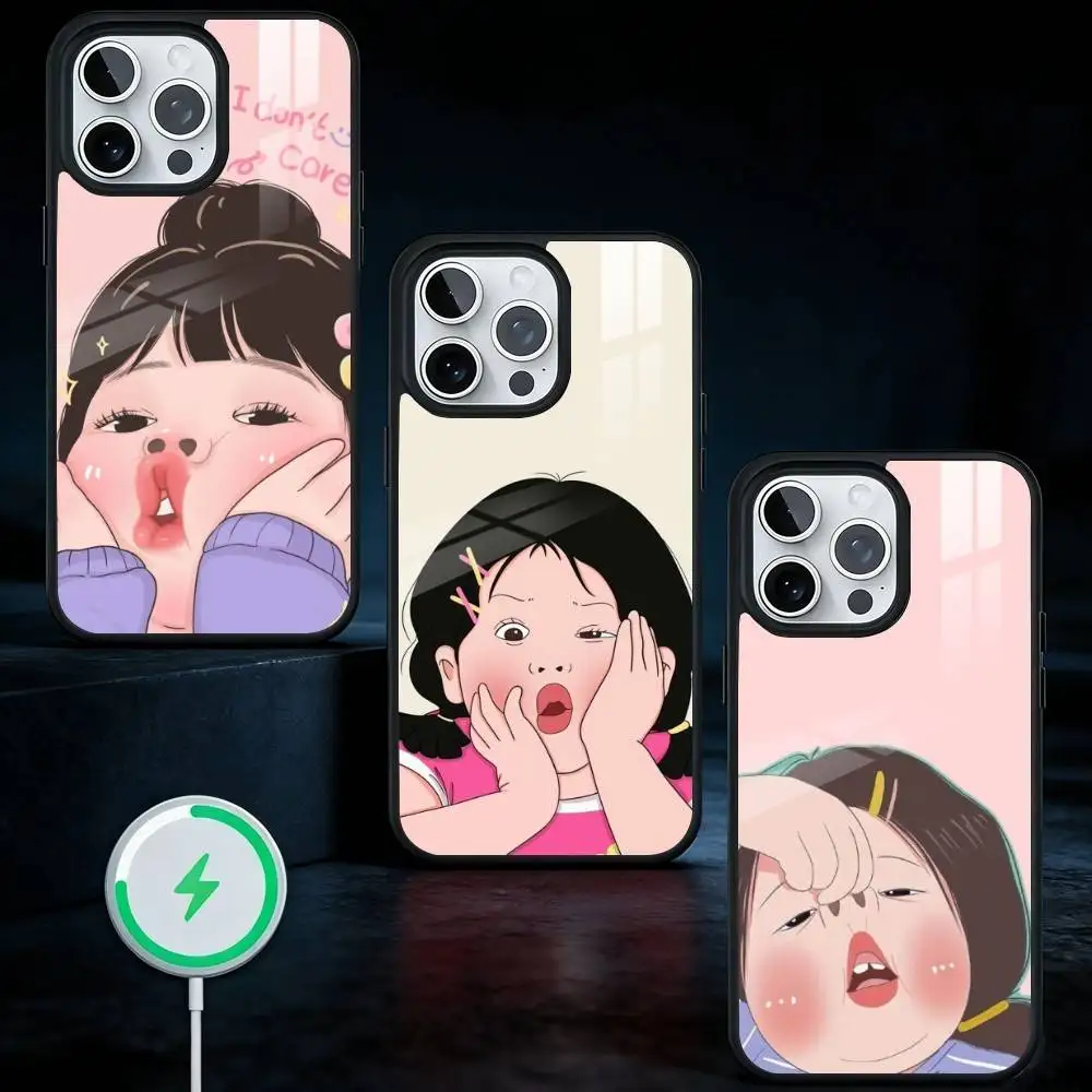 

Cute & Funny Style Phone Case For iPhone17,16,15,14,13 Plus,Pro Max Magnetic For Magsafe Wireless Charging