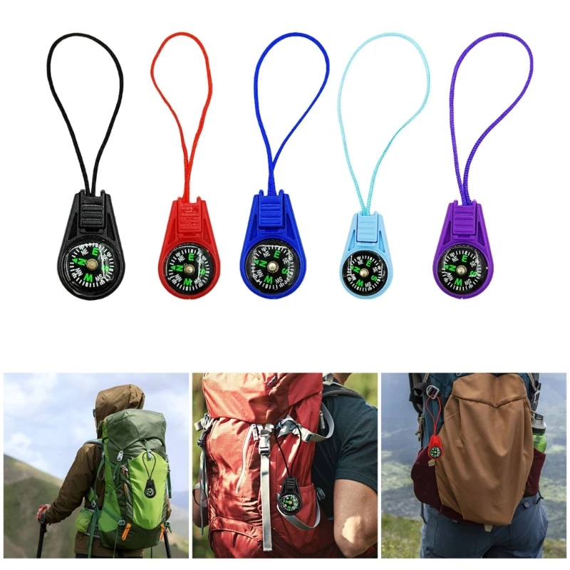 Outdoor Survival Compasses Mountaineering Compasses Navigation Tool Portable Landyard Compasses for Camping Hiking