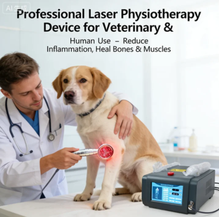 

Лазерный физиотерапевтический ветеринарный аппарат – высокая мощность 855 мВт – лечение тендинита, артрита и переломов