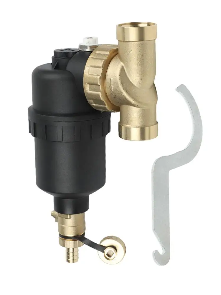 Magnetic Filter For Hydronic Heating Systems With Removable Magnetic Core And Integrated On/off Drainage Function