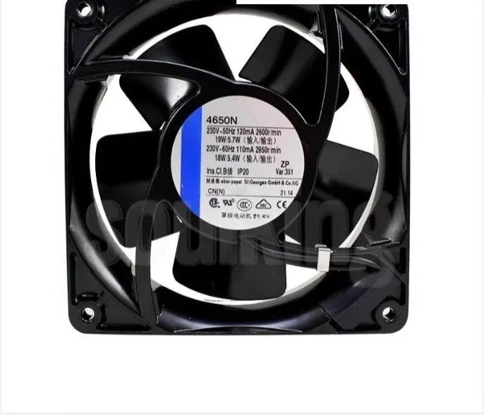Wentylator niemiecki 4650N 4656N-465 4 cale 12038 Wentylator chłodzący odporny na wysokie temperatury