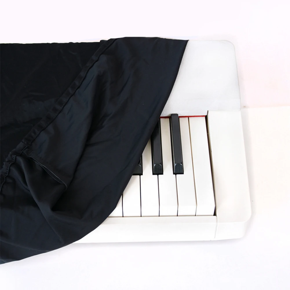 Protective Bag Piano Cover Piano Keyboard Spandex 1Pieces Black Dust Proof Cover Elasticity 61/73/76/88 Keys High Quality Useful