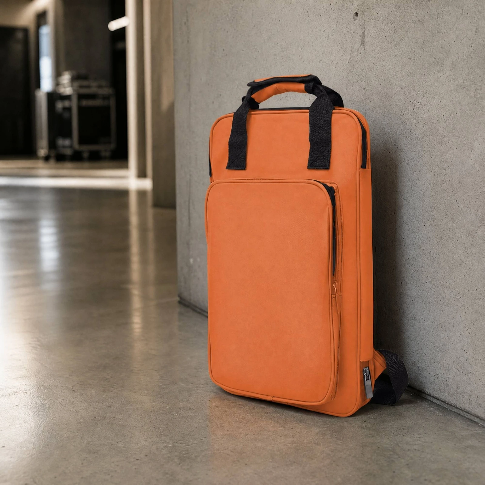 Drumstick Bag Hangable Drumstick Bag with Backpack Straps Drum Stick Case Multi-Compartment Large Capacity for Drummers