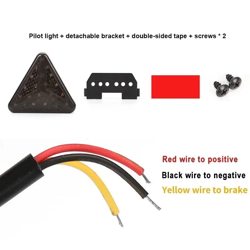 F1 Style Led Brake Pilot Lights Sporty Rear Tail Lights Auto Flash Warning Reverse Stop Safety Signal Lamps for Car BBA JDM 12V