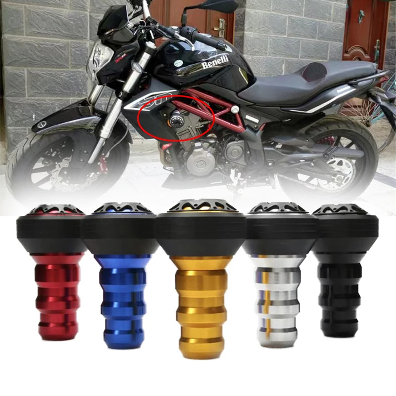 Motorcycle Frame Sliders Protector 10mm Universal Aluminum Alloy Anti-Fall Guard Rod Scooter Enlarged Bar Motorcycle accessories