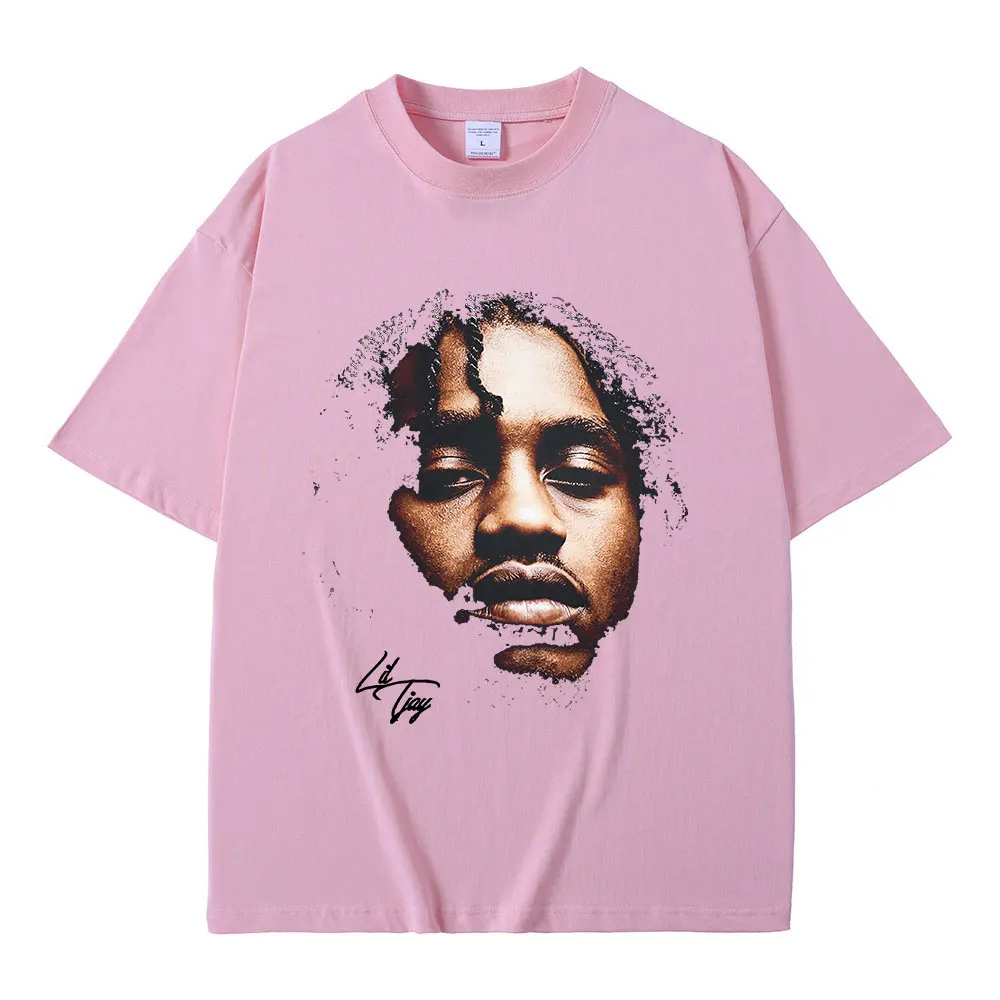 Rapper Lil Tjay Graphic T-shirt Men Women\'s Fashion Hip Hop Vintage T-shirts Casual Cotton Short Sleeve Oversized O-Neck T Shirt