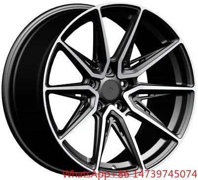 20x12J 5 Hole High‑Cost‑Effective Aluminum Alloy Passenger Car Rims, PCD5x114.3, Universal Auto Replacement Wheels
