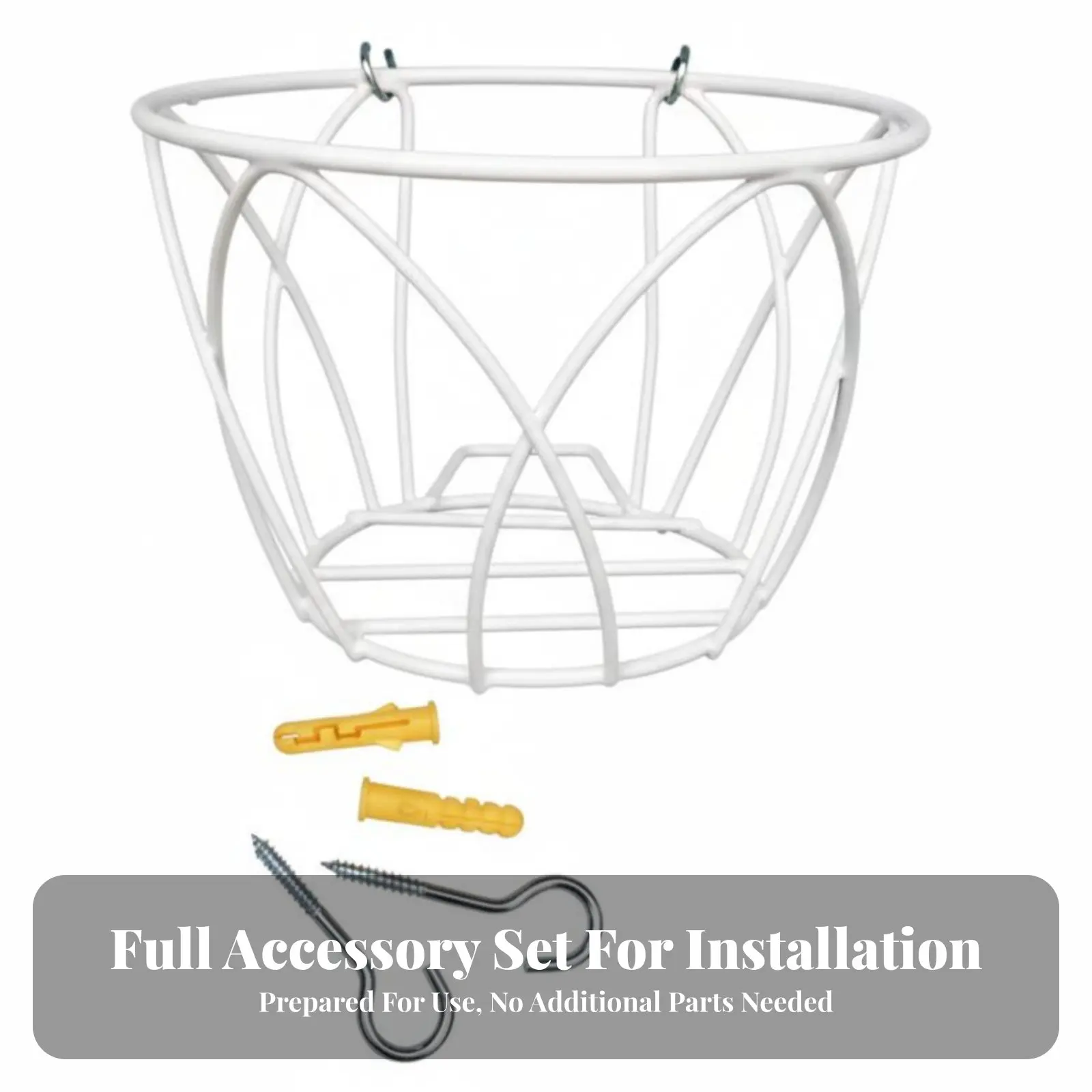 

On surfacesMounted Planter Holder Screwless Installation Installation Circular Pot Holder Space-Saving Indoor & Outdoor Use
