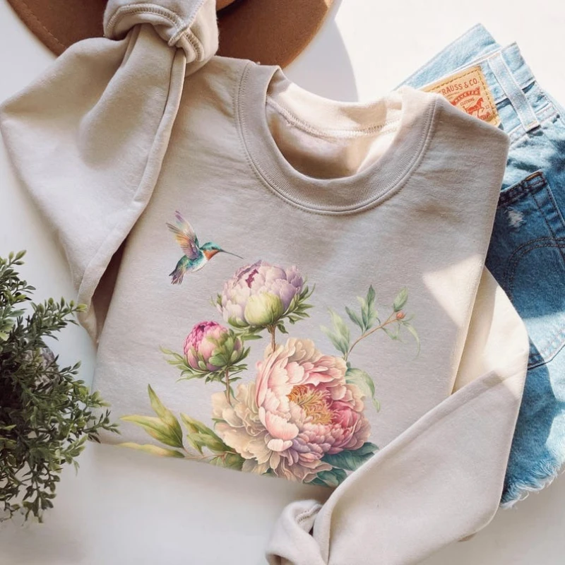 Autumn and Winter Floral Crewn - огляд і ціна Plant Parent Hoodie