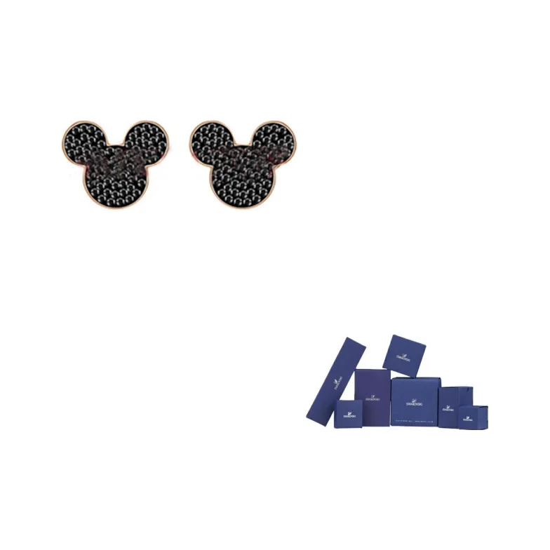 Swarovski Mickey & Minnie Stud Earrings Women's 5435137