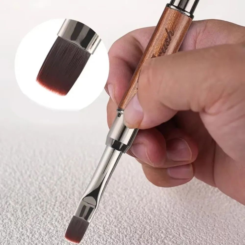 Professionele Dual End nagellijm Fototherapie Pen Schilderpen Acryl Nail Art UV Gel Brush Liner Brush Extension Gel