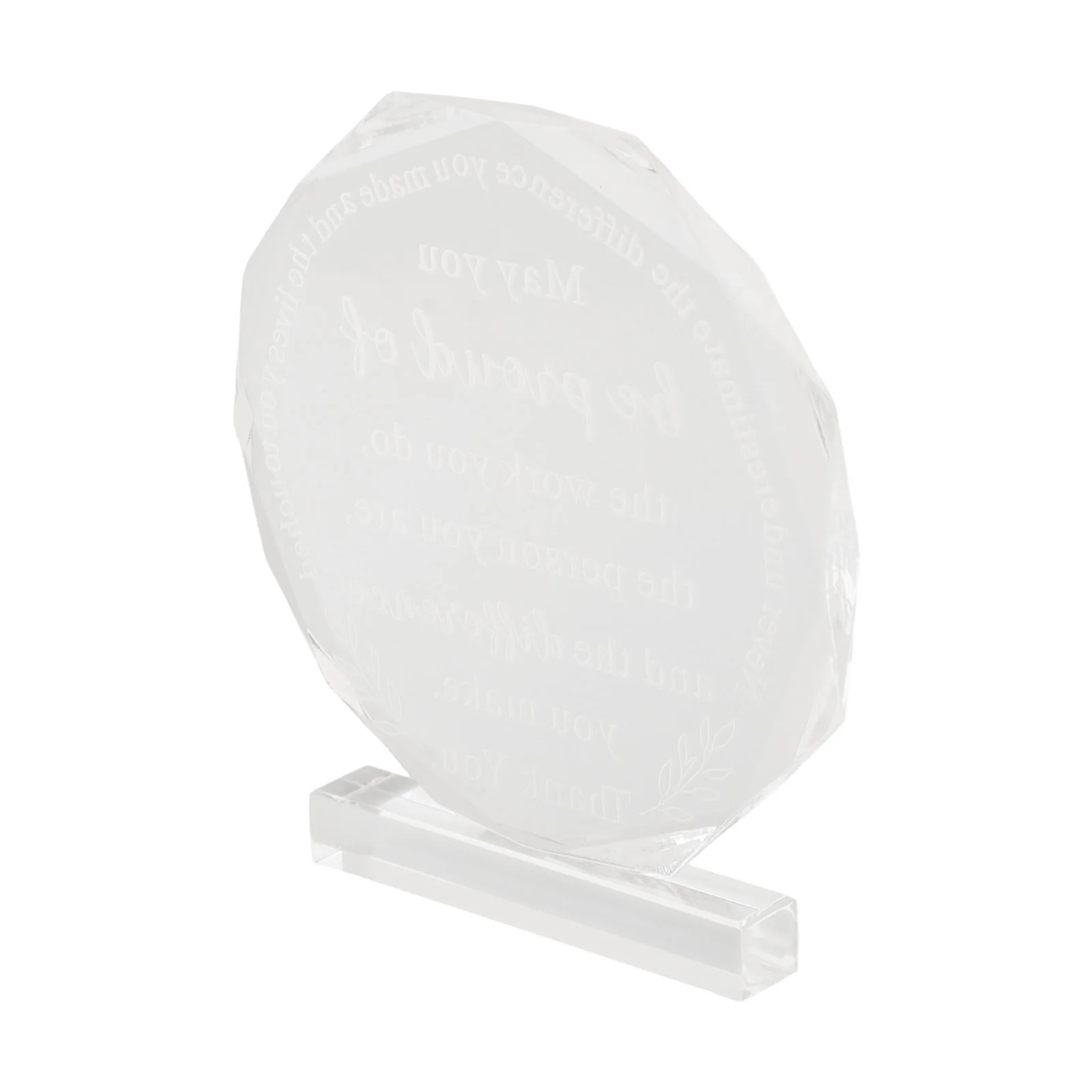 Acrylic Thank You C…