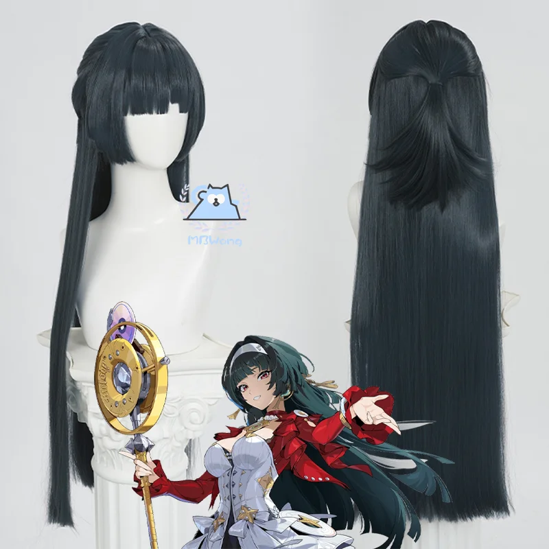 

Game Zenless Zone Zero Astra Yao Cosplay Wig Astra Yao Green Long Hair For Halloween Carnival Party Christmas Outfit Prop