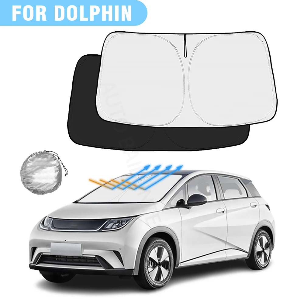

For BYD Dolphin 2022 2023 2024 EV Car Windshield Sunshade Cover Front Window Sun Shade Visor Car Interior UV Protection