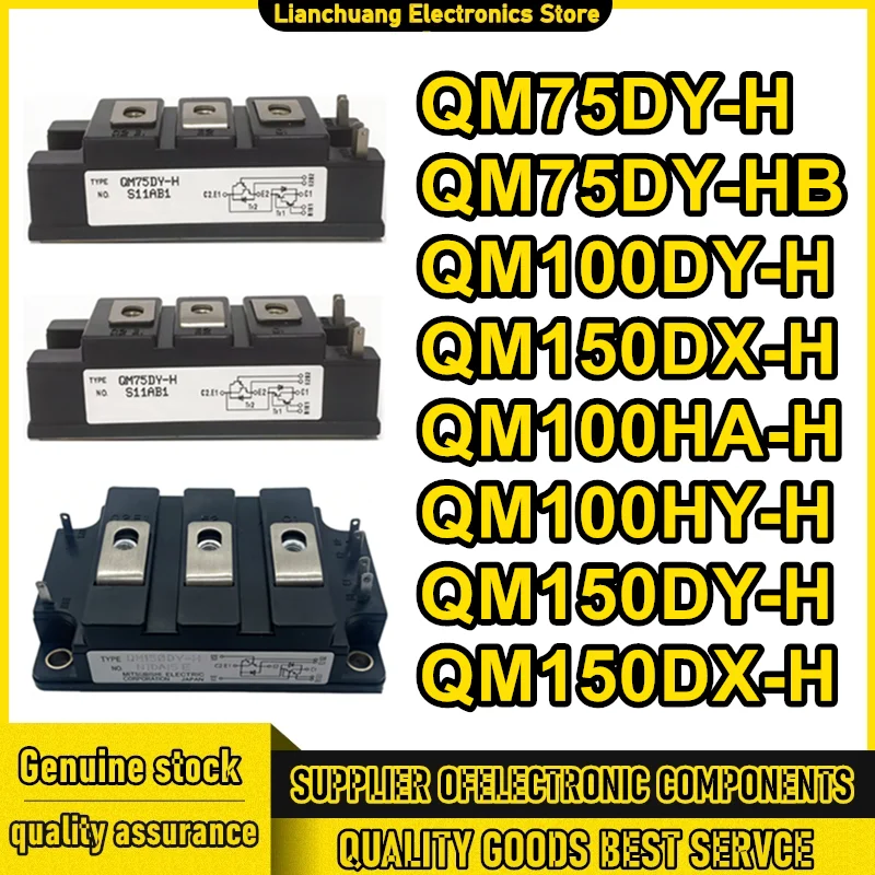 High Power QM75DYH QM100HAH IGBT Module for Electronic Components Active Rectifiers Replacement