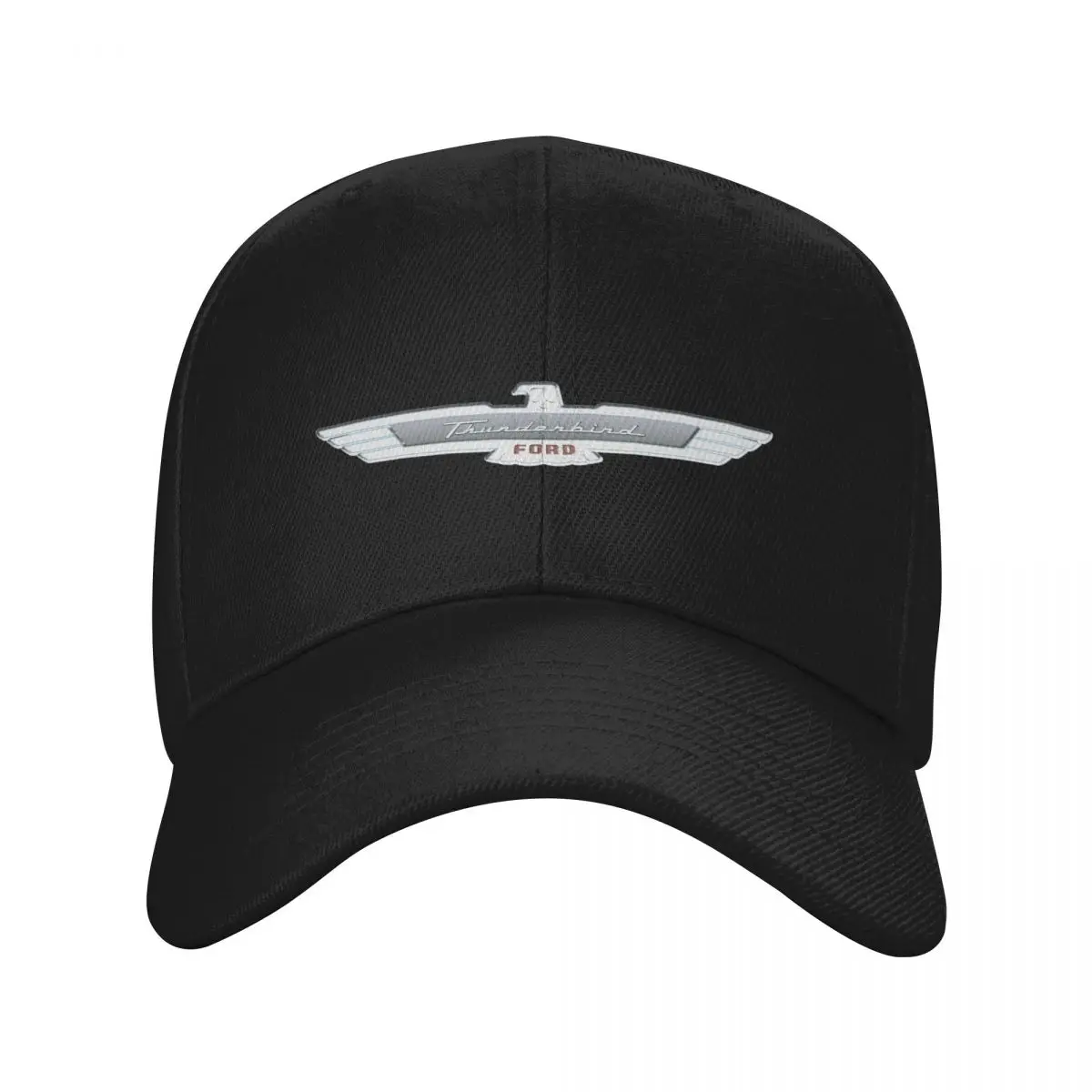 

Ford Thunderbird Emblem T Bird BLK Baseball Cap Trucker Cap Golf Cap Female Men's