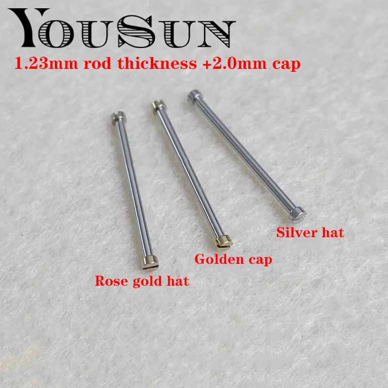 Small Head One-Word Screw Threaded Connection Shaft Watch Bolt Tungsten Ceramic Steel Watchband Shaft Lug Rod Watch Accessories