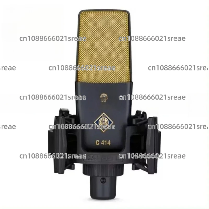 

Hot SalesC414 Professional Portable Metal Condenser Microphone With Stand For Gaming Recording Youtube Chatting