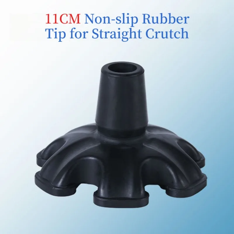 Rubber Thicken Crutch Tip High-quality Pressure-proof Wear-resistant Non-slip Stable Cane Tip Rehabilitation Supplies Accessory
