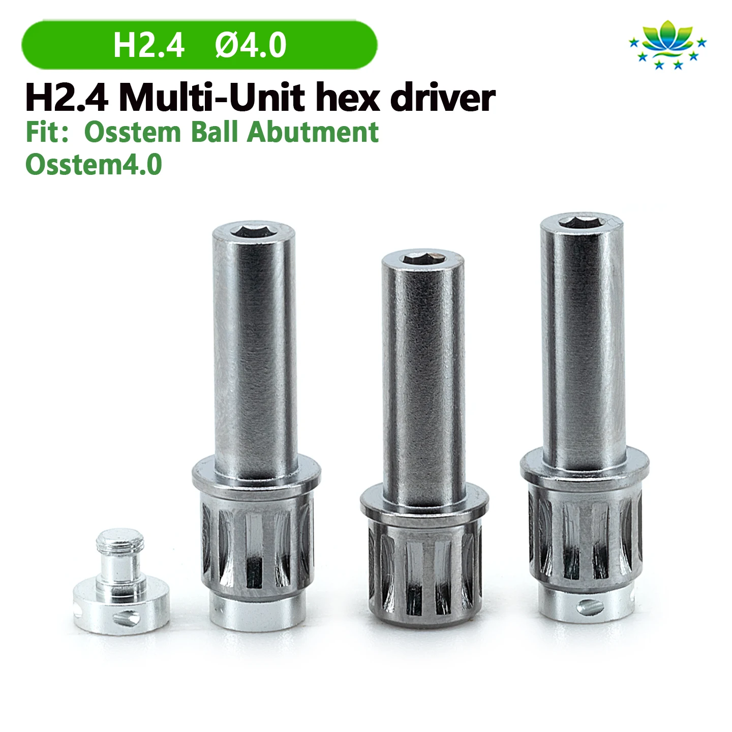 Hiossen MUA Thorn Gear Screwdriver Osstem TS Compatible Multi-Unit Abutment Driver Durable Metal Tool Factory Price OEM ODM