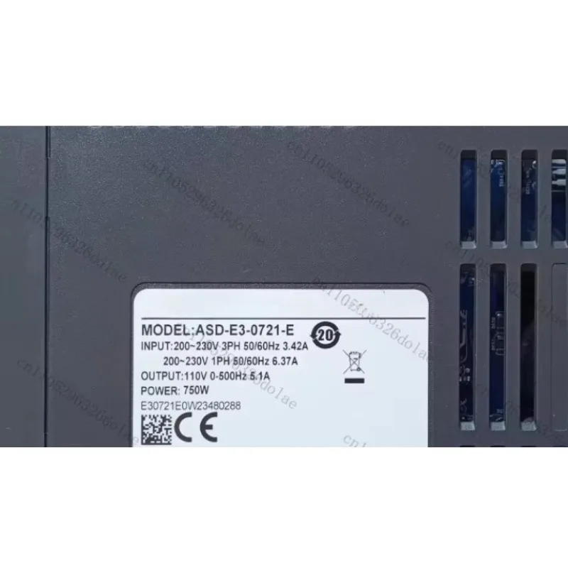 750W Power, Input Voltage 200-230V Servo Drive ASD-E3-0721-E（Real image shooting）