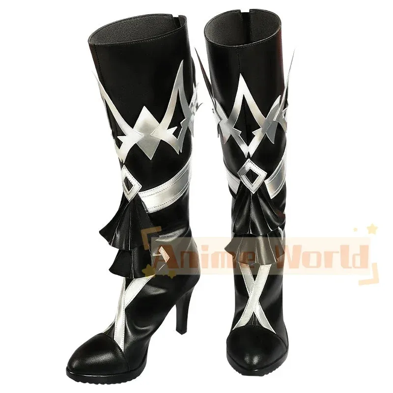 

CyArknights Theresa Shoes Cosplay Boots Halloween Carnival Boots Custom Made