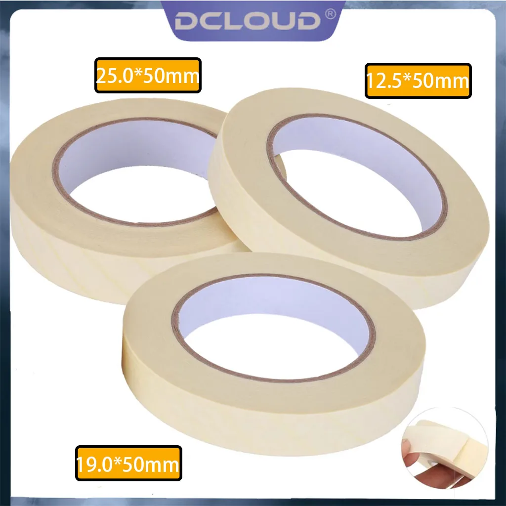 

DCLOUD 50m/Roll Dental Tape Sterilization Indicator Medical Autoclave Steam Tapes Oral Care Cleaning 12/19/25mm Dentist Material