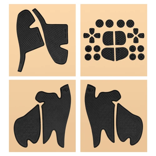 Imagen 2 del producto Cinta de agarre de controlador TALONGAMES para Playstation 5 DualSense Edge, antideslizante, botones, Kit de piel texturizada para agarre de mango de borde PS5